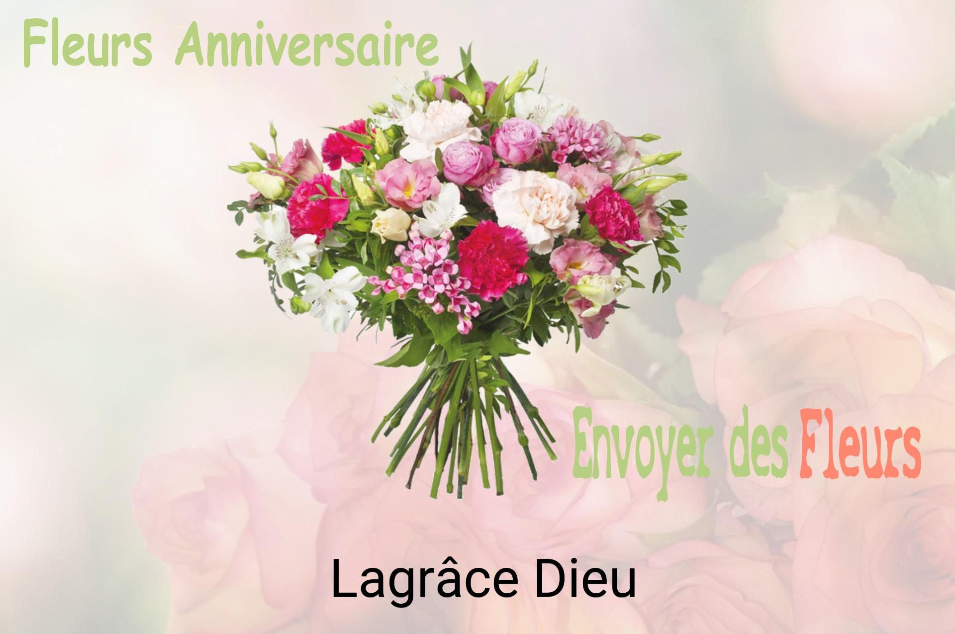 Bouquet de fleurs d’anniversaire livré à Lagrâce-Dieu