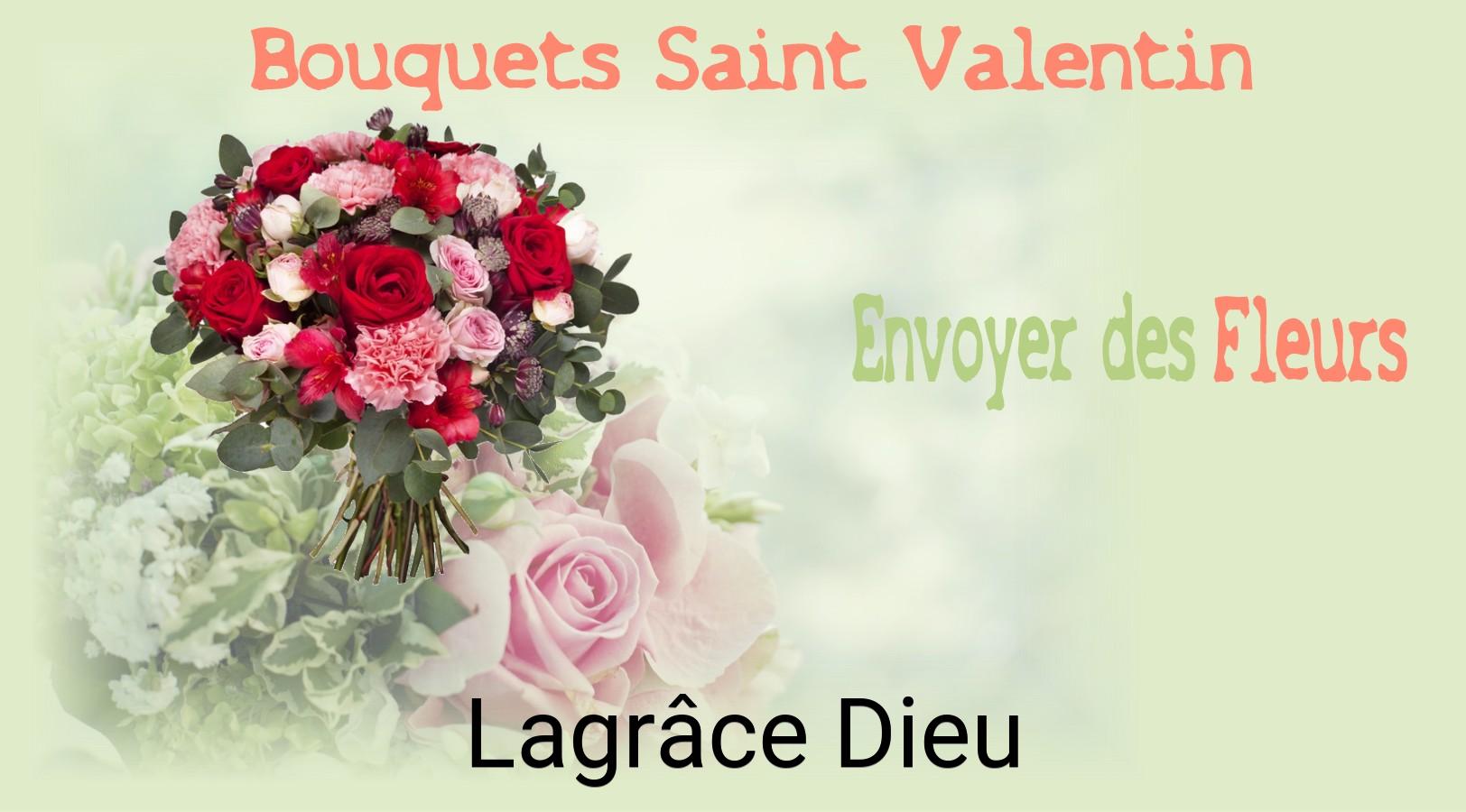 Roses de Saint-Valentin livrées à Lagrâce-Dieu